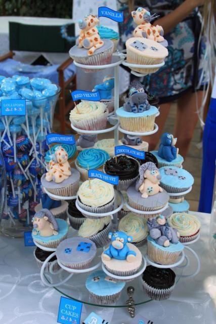 baby shower cupcakes for a boy