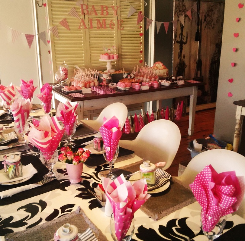 Shades of Pink baby shower - Plan Me Pretty