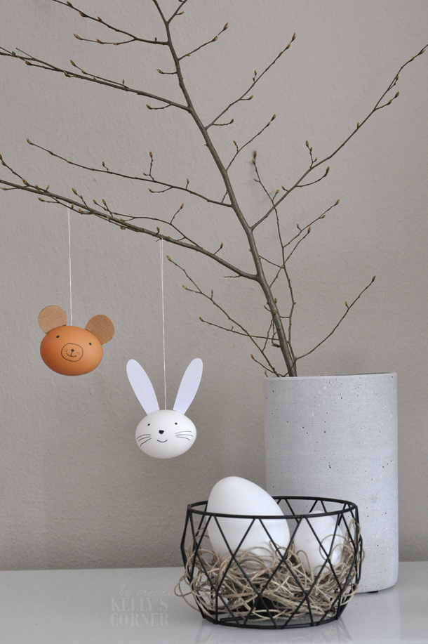 Easy Easter Decoration DIY with things that you will already have in your home.